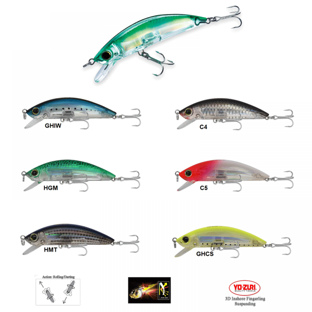 Yo Zuri 3D Inshore™ Minnow 90mm - FishingPlanet | Είδη Αλιείας